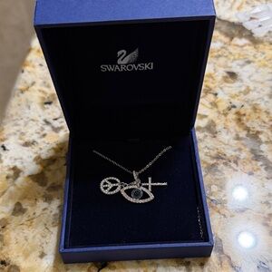Swarovski evil eye necklace